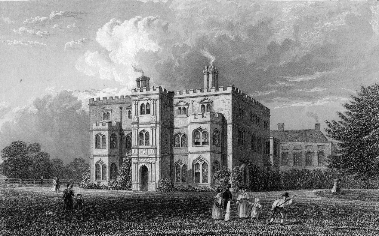 ماركس هول ، Coggeshall ، Essex ، محفور بواسطة John Carr Armytage ، 1833 بواسطة وليام هنري بارتليت