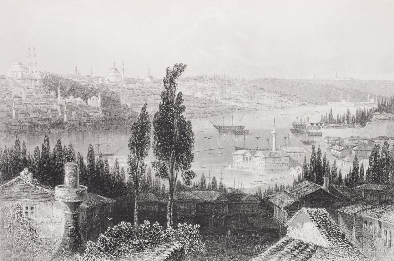 أرسنال من بيرا ، تركيا ، من "معرض الصور التاريخية" ، تم نشره عام 1880 بواسطة وليام هنري بارتليت