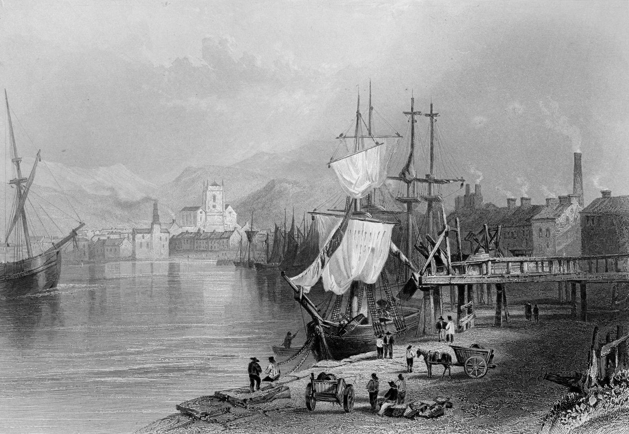 وركينغتون ، c.1840-50 بواسطة وليام هنري بارتليت