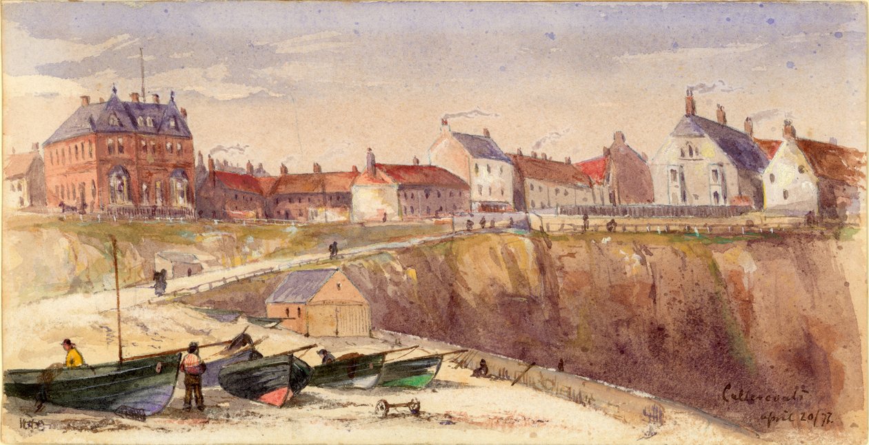 Cullercoats (لون الجسم والألوان المائية على الورق) بواسطة وليام هنري تشارلتون