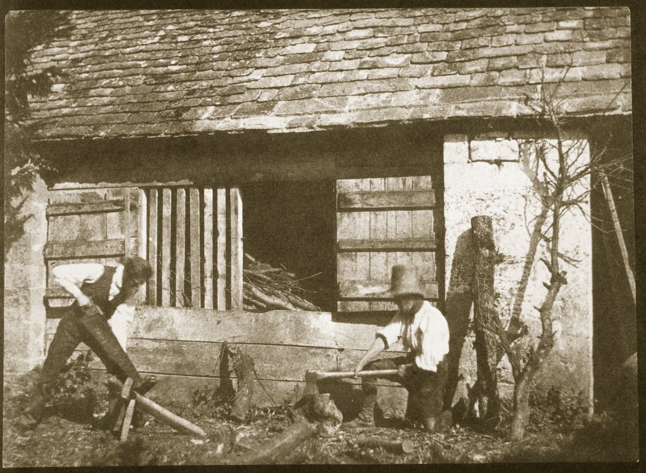 The Woodcutters ، 1845 (طبعة من ورق الملح من نوع calotype سلبي) بواسطة وليام هنري فوكس تالبوت