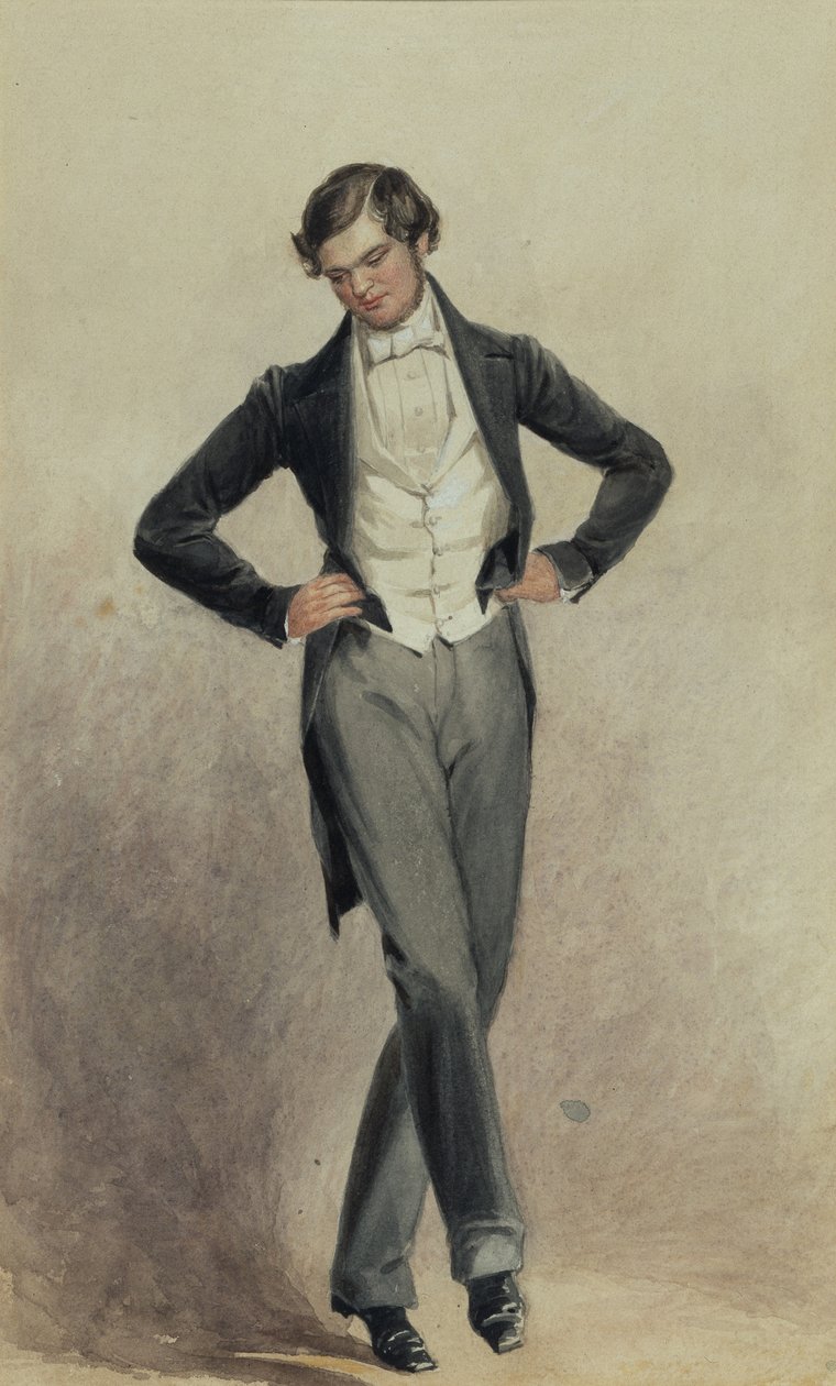 Footman (watercolor on paper) بواسطة وليام هنري هنت