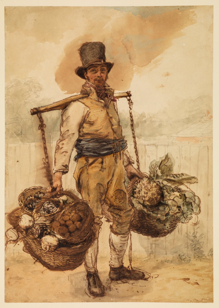 البستاني ، c.1825 بواسطة وليام هنري هنت