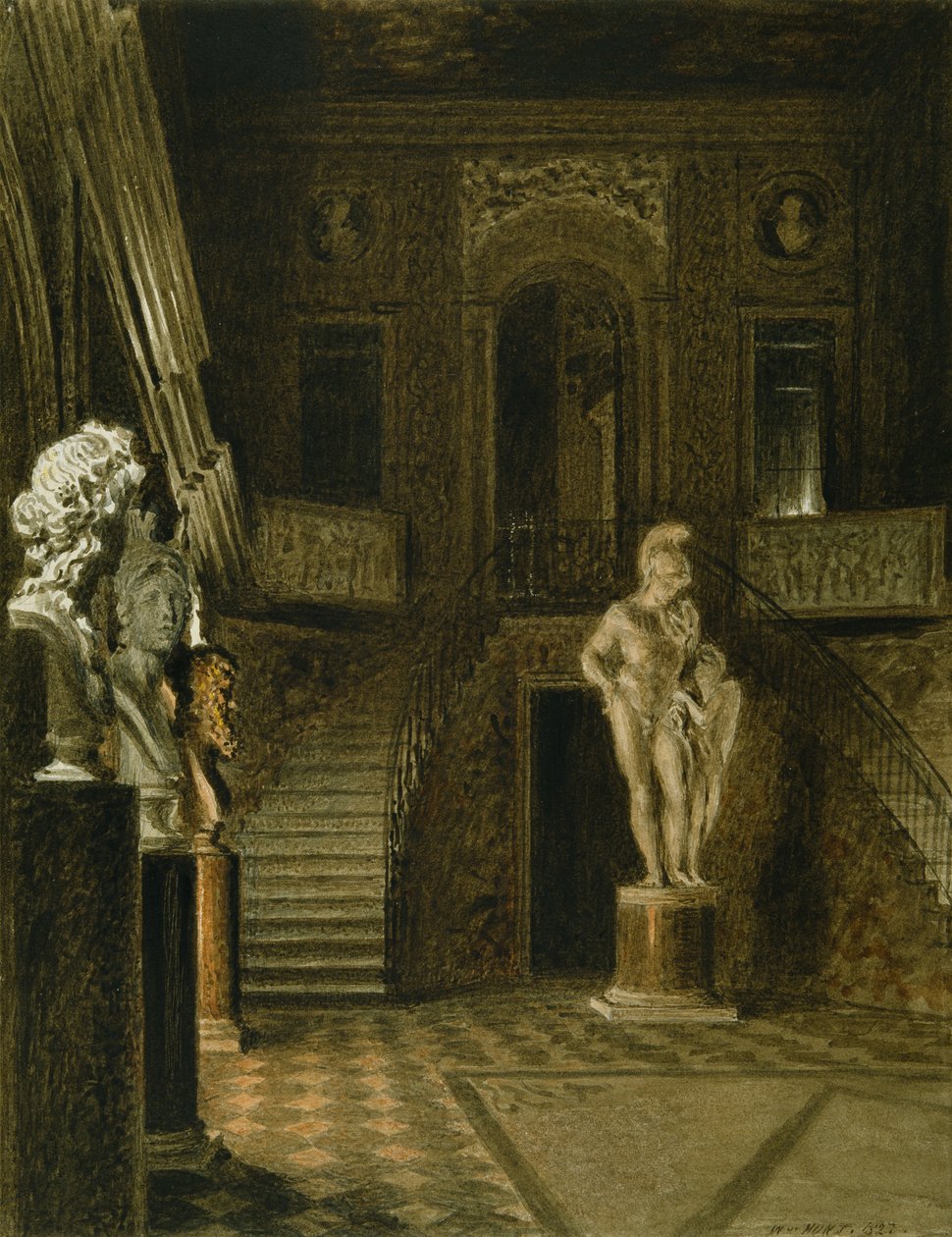 The Painted Hall at Chatsworth بواسطة وليام هنري هنت