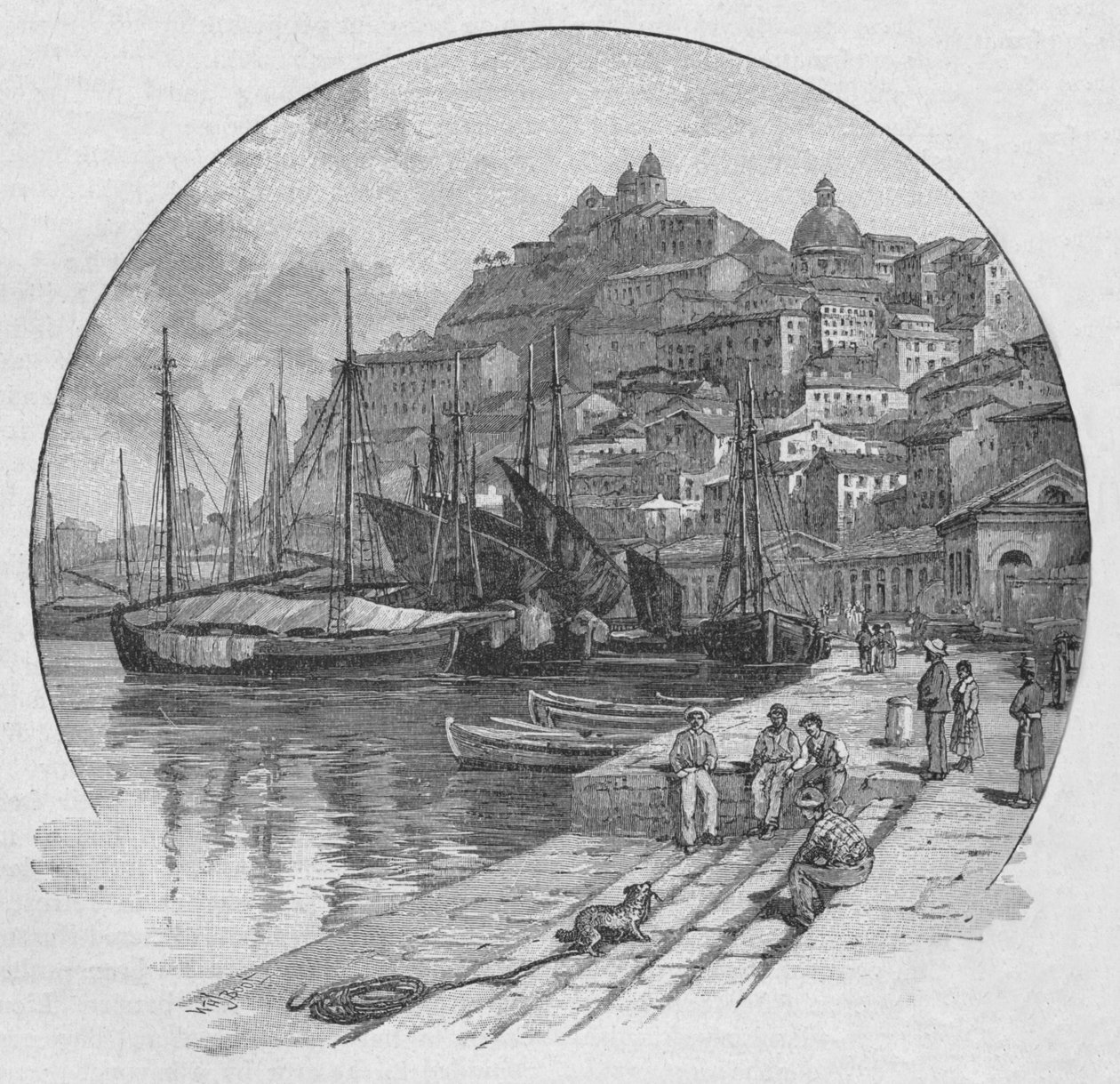 أنكونا ، 1902 بواسطة قارب ويليام هنري جيمس