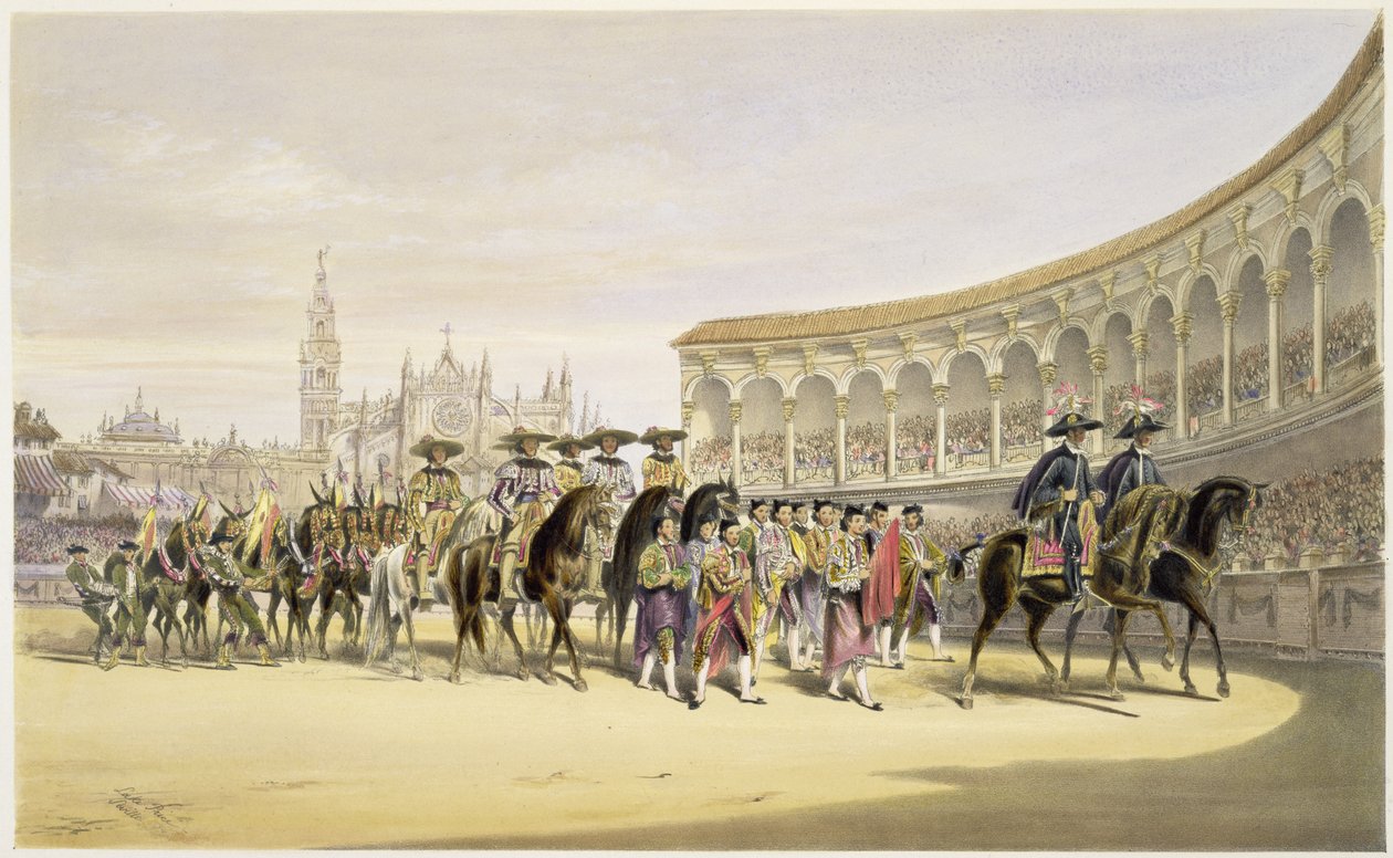 دخول Toreros في الموكب ، 1865 بواسطة وليام هنري ليك برايس