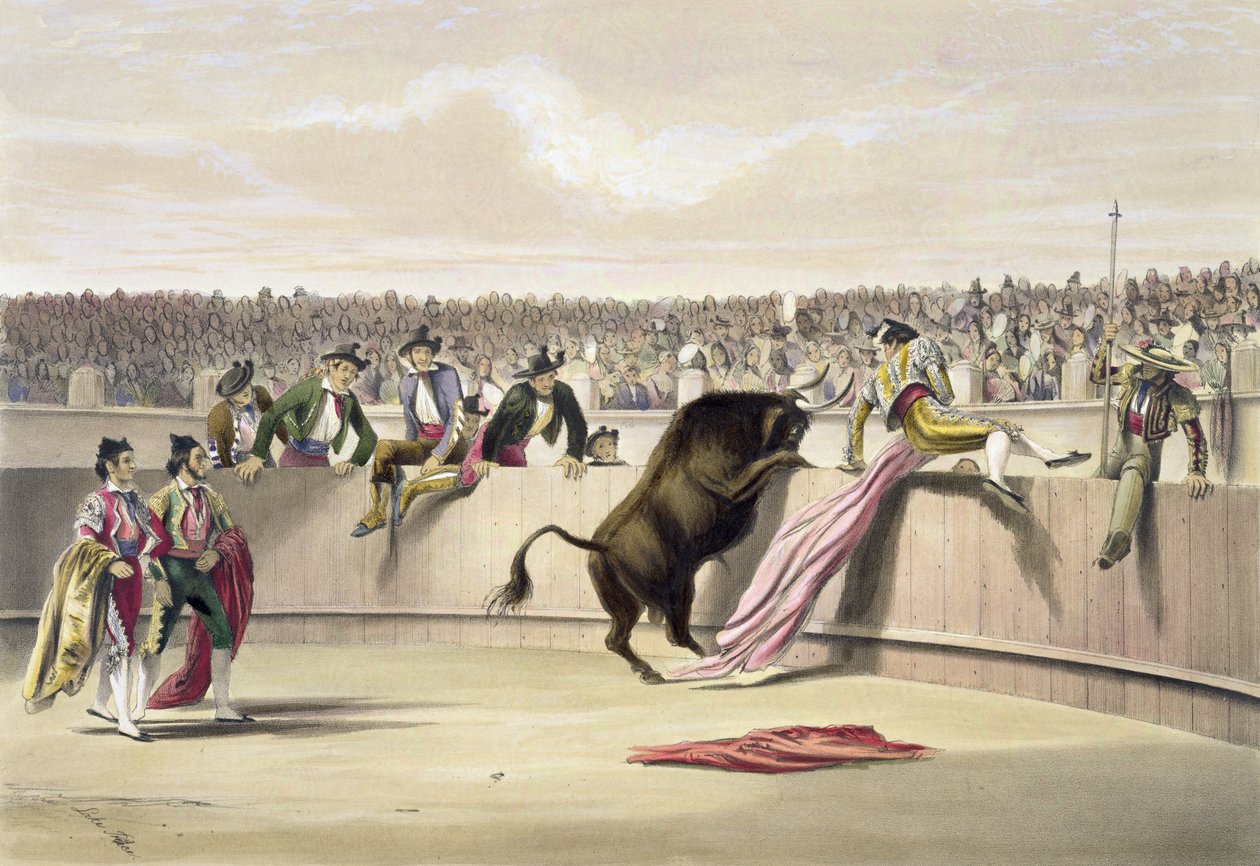 الثور القفز الحواجز ، 1865 بواسطة وليام هنري ليك برايس