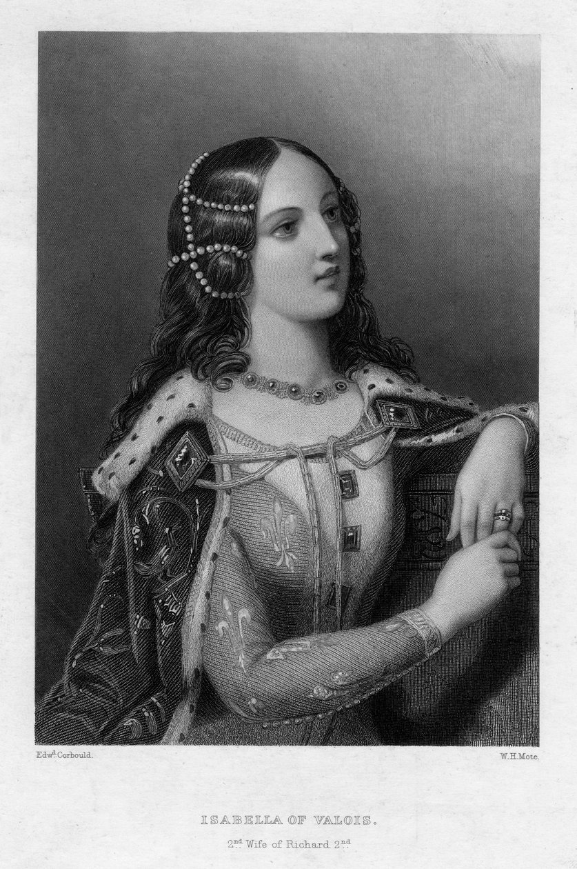 إيزابيلا من فالوا ، الزوجة الثانية لريتشارد الثاني ، c1860. بواسطة وليام هنري موت