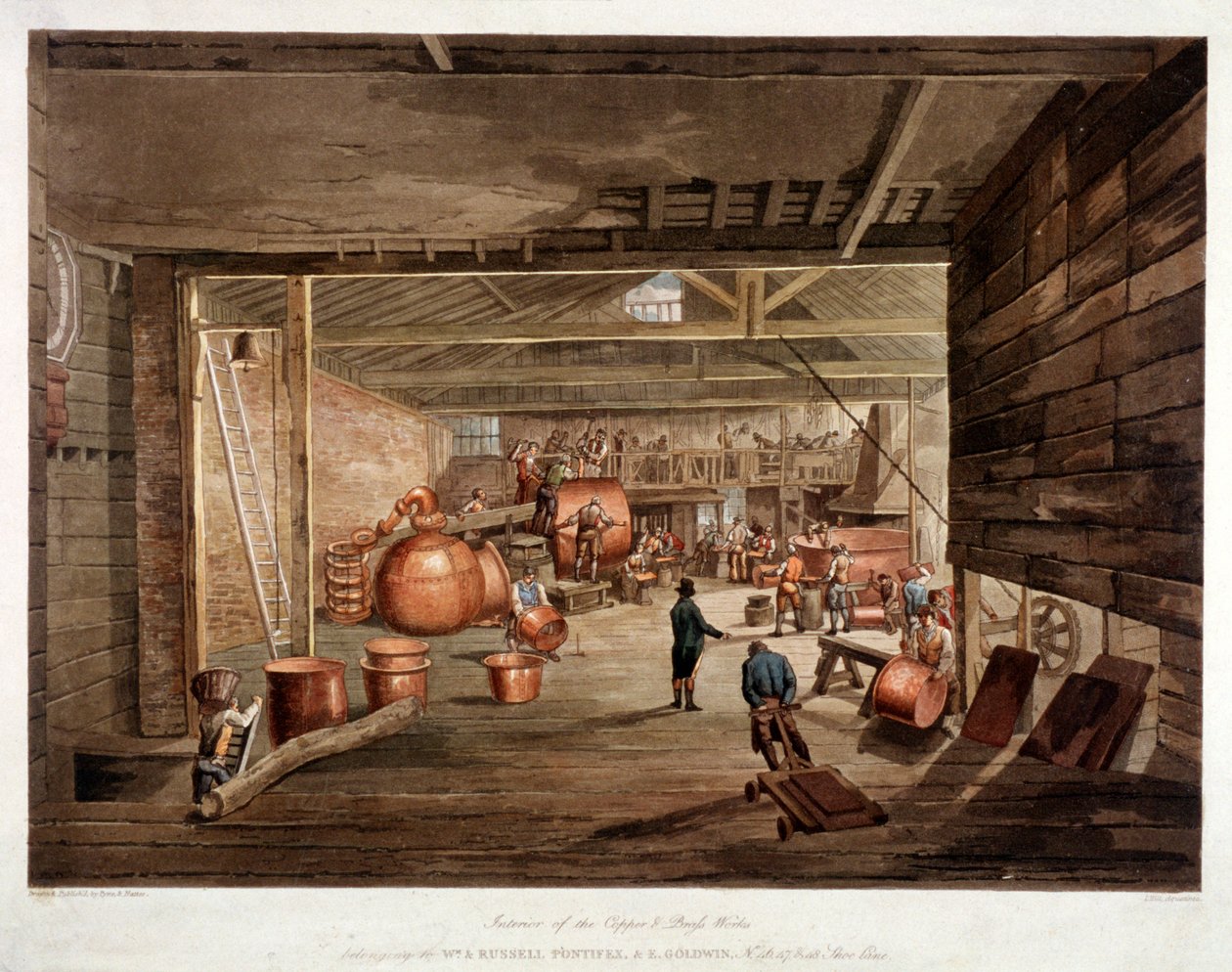 شو لين ، لندن ، c1806 بواسطة وليام هنري باين
