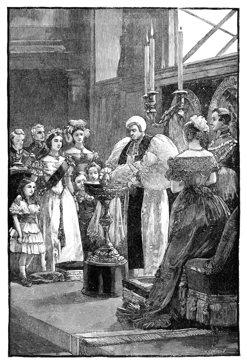تعميد الأميرة لويز ، c1848 ، 1900. بواسطة وليام هيشام أوفرند