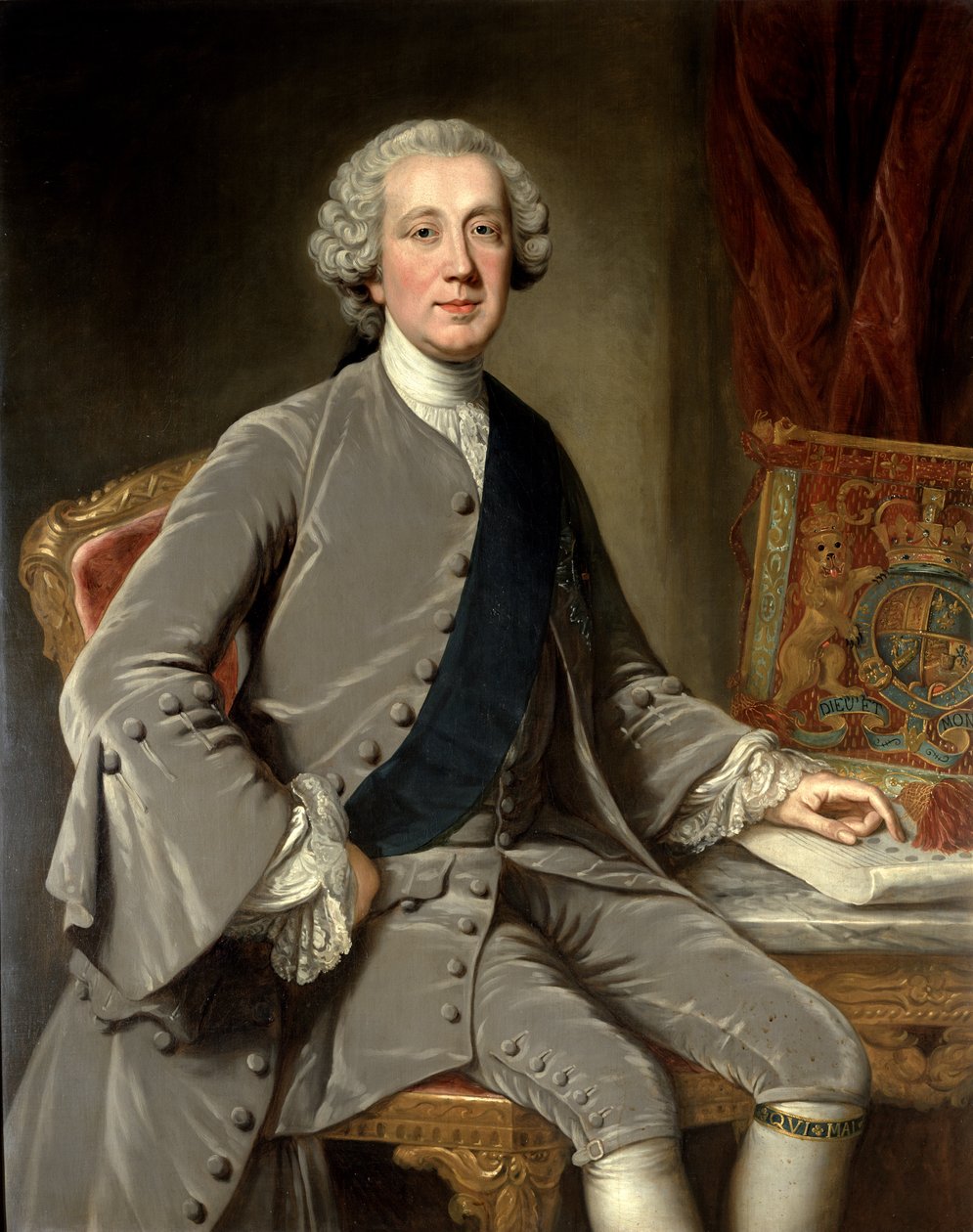 ريتشارد جرينفيل ، معبد إيرل ، c.1760 بواسطة وليام هور