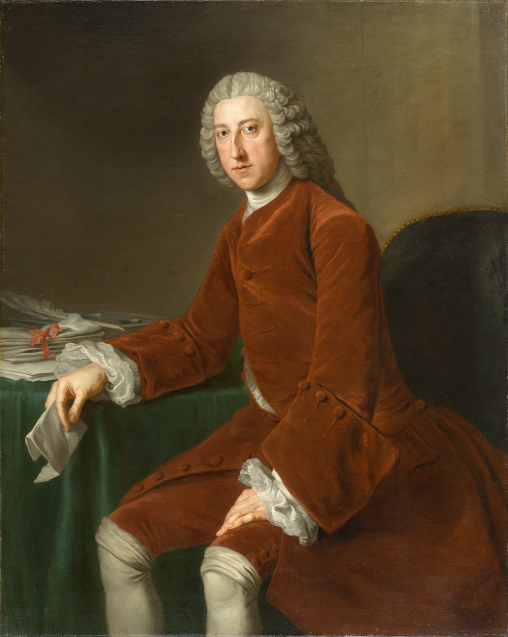 وليام بيت ، فيما بعد إيرل تشاتام الأول (1708-1778) ، حوالي 1754 (زيت على قماش) بواسطة وليام هور