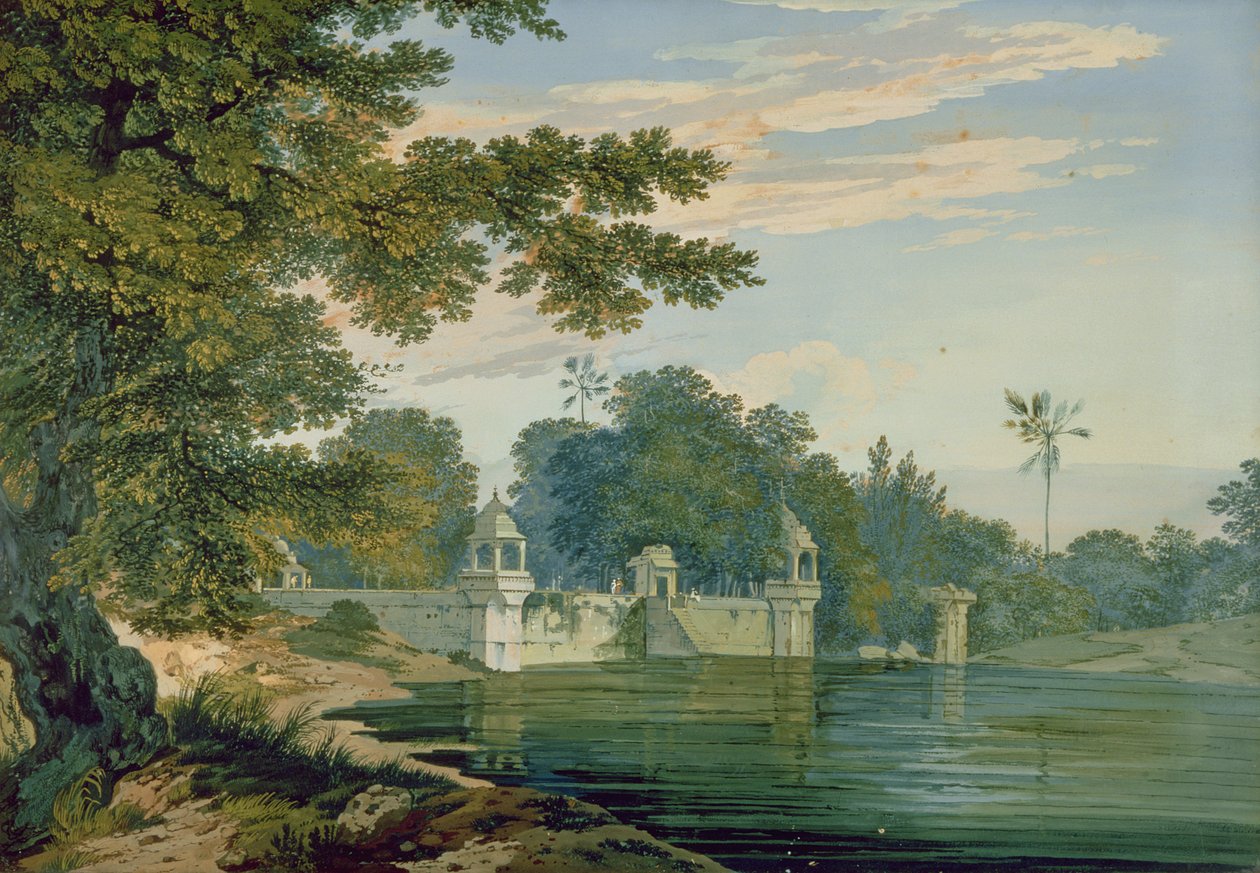 منظر بالقرب من أغرا ، c.1780 بواسطة وليام هودجز