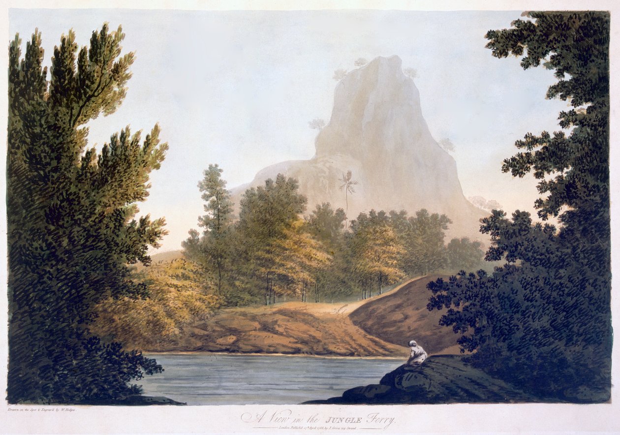 منظر للغابة ، 1788 (أكواتينت) بواسطة وليام هودجز