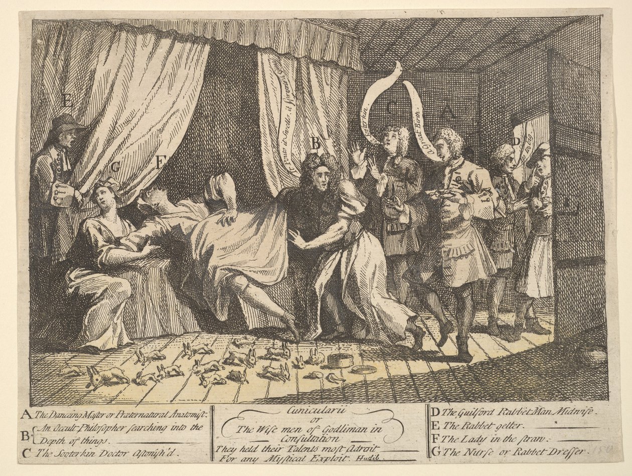 Cunicularii ، أو حكماء Godlimon في التشاور ، ديسمبر 1726. بواسطة وليام هوغارث