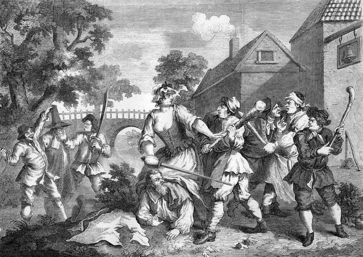 Hudibras بواسطة ويليام هوغارث بواسطة وليام هوغارث