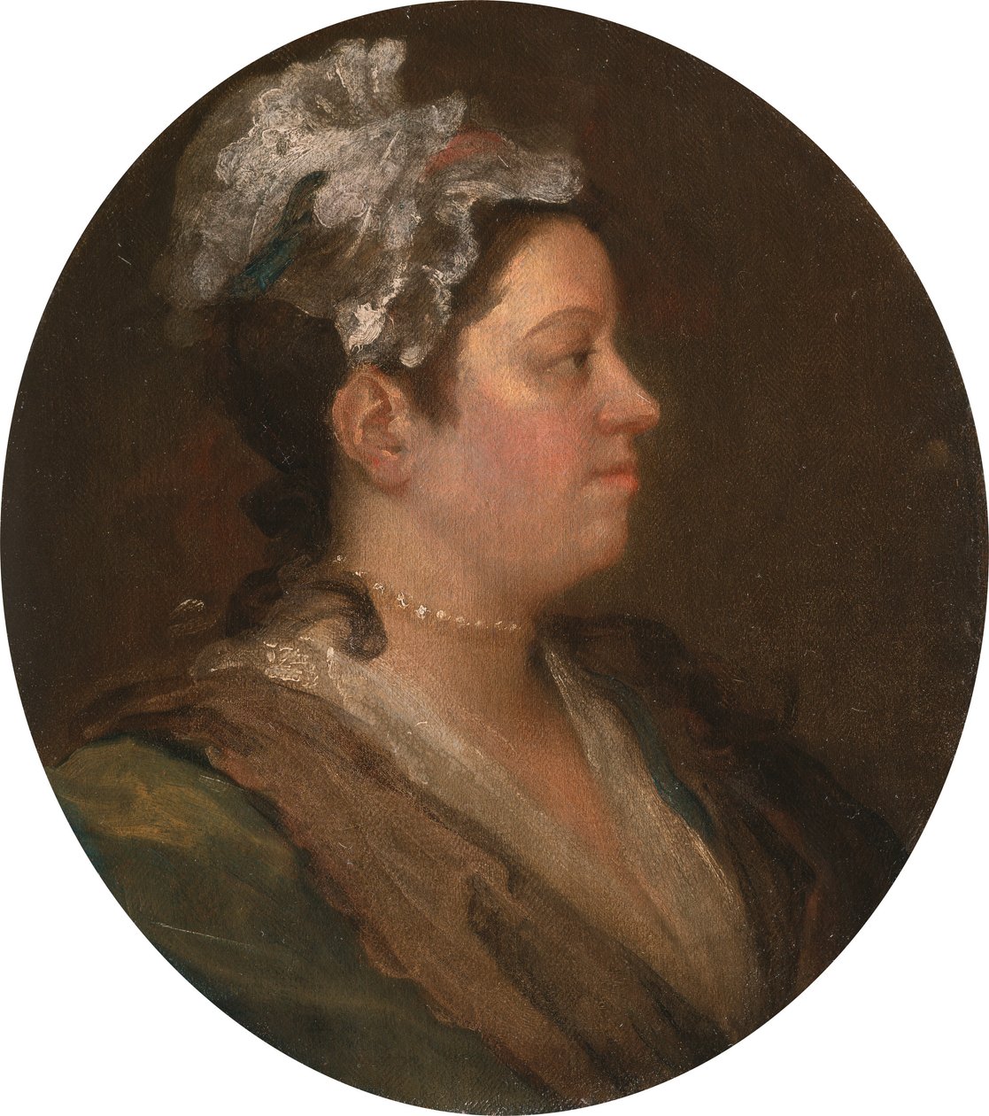 ماري هوغارث (1699-1741) ، ج .1740 (ما قبل المحادثة) (انظر 174877) بواسطة وليام هوغارث