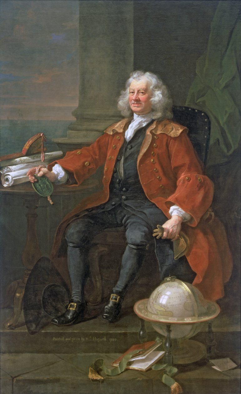صورة الكابتن كورام (c.1668-1751) 1740 بواسطة وليام هوغارث