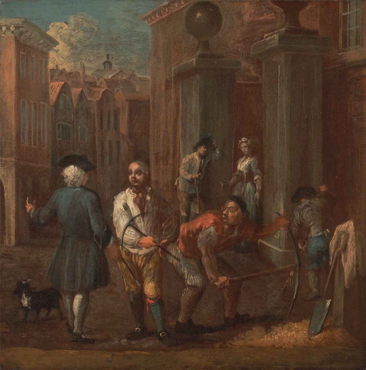 تسجيل لبافور ، كاليفورنيا. 1725. بواسطة وليام هوغارث