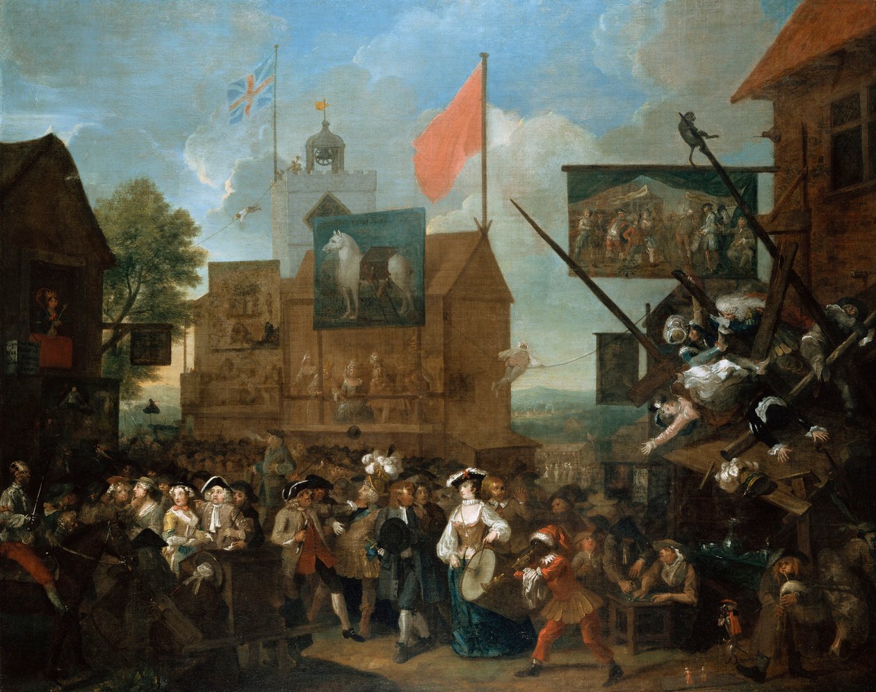 معرض ساوثوارك ، 1733 بواسطة وليام هوغارث