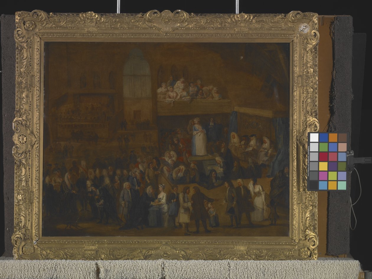 The Assizes Of Westminster Hall (زيت على قماش) بواسطة وليام هوغارث