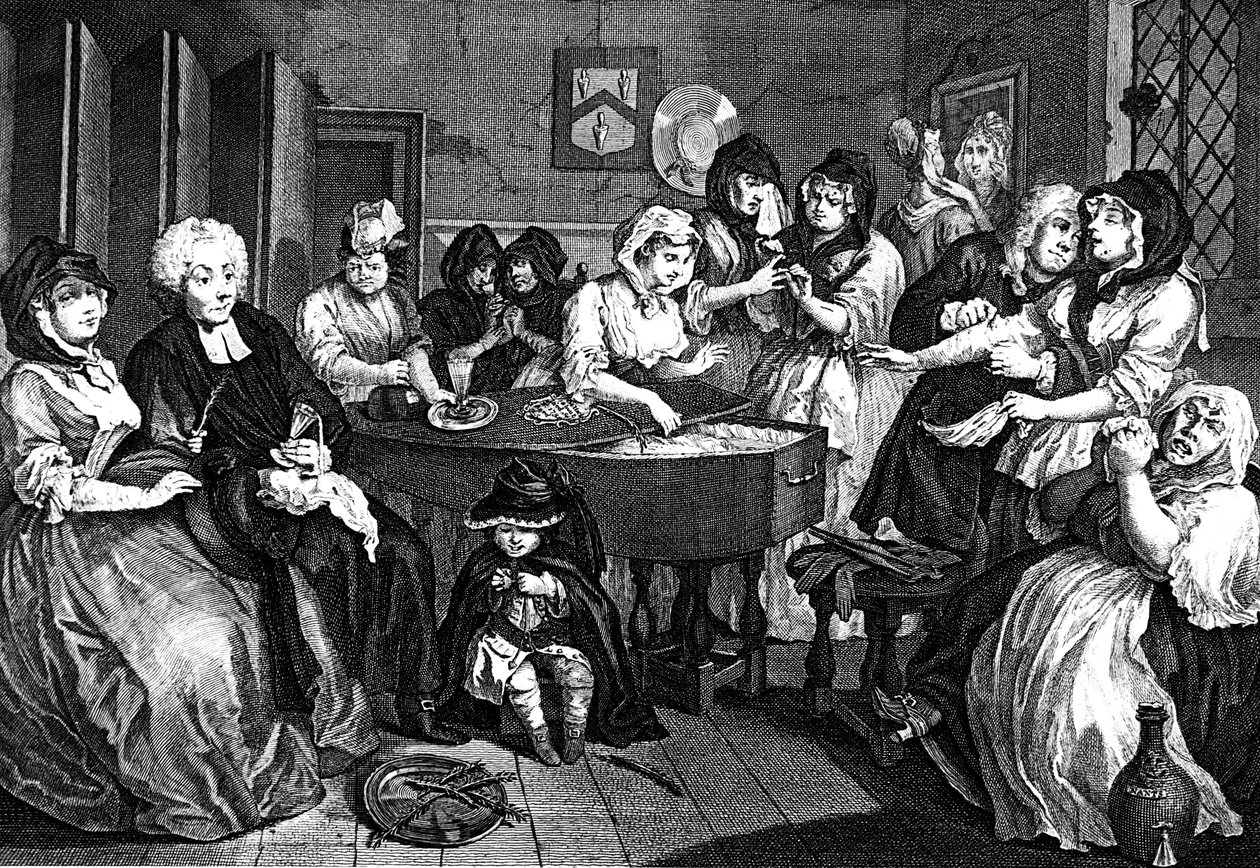 تقدم Harlots ، 1733 بواسطة وليام هوغارث