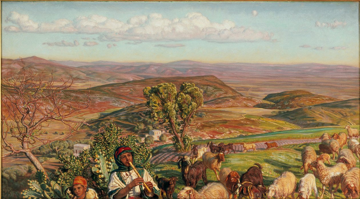 سهل إسرائيليون من مرتفعات الناصرة ، 1876 بواسطة وليام هولمان هانت