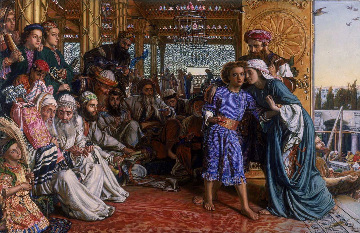 العثور على المخلص في الهيكل بواسطة وليام هولمان هانت
