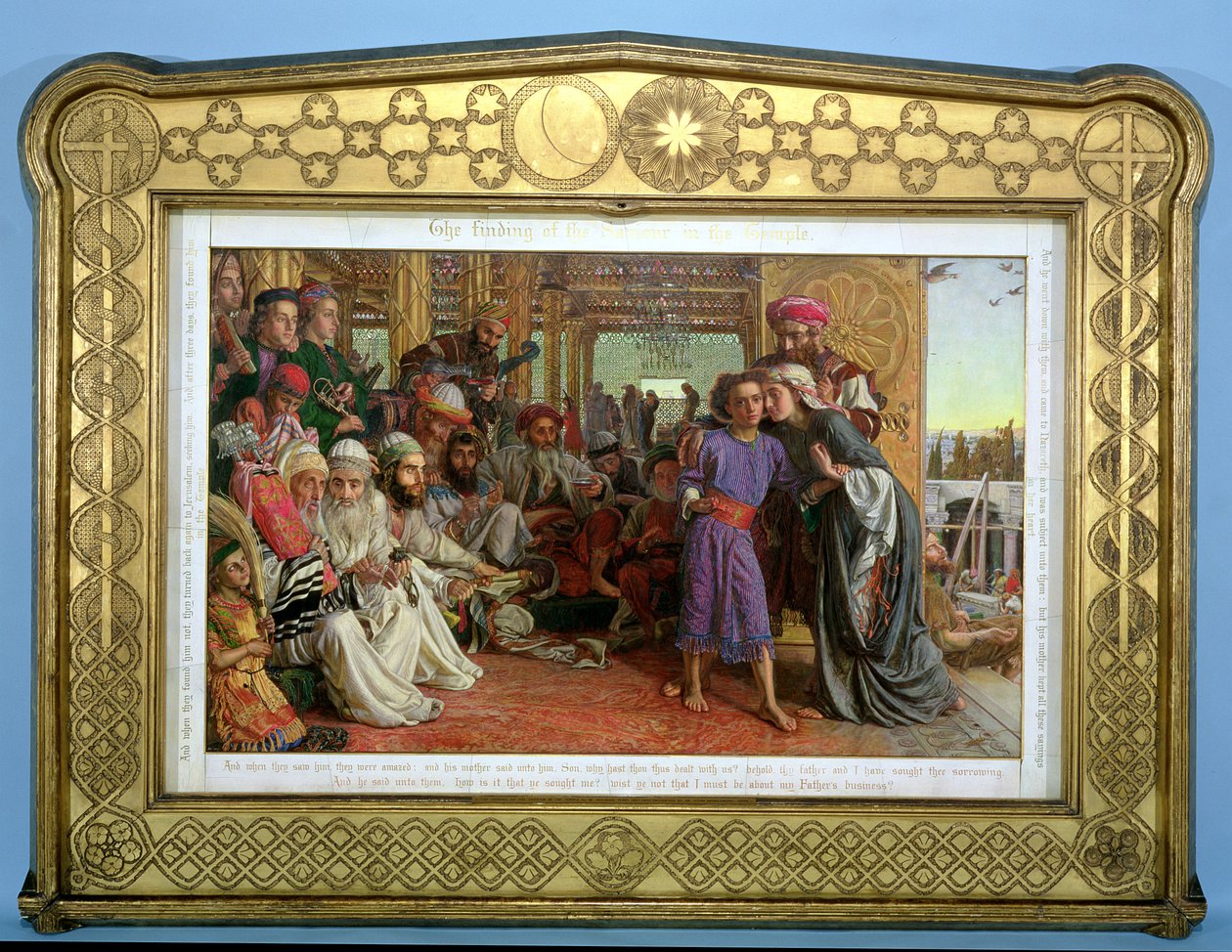 اكتشاف المخلص في المعبد ، 1855 بواسطة وليام هولمان هانت