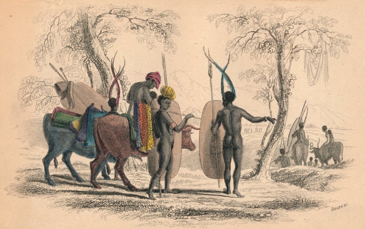 سفر عائلة كافراريان ، c1830s. بواسطة وليام هوم ليزارس