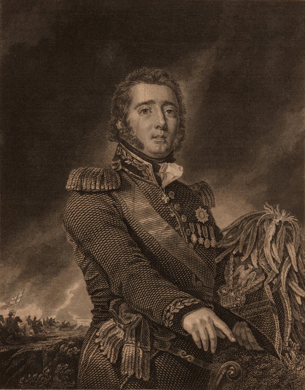 صورة لجريجور ماكجريجور 1786-1845 ، 1822. بواسطة وليام هوم ليزارس