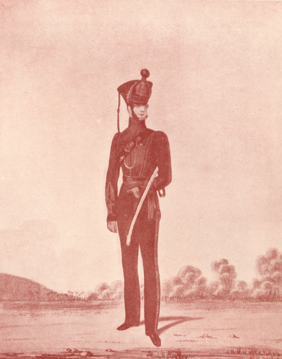 ضباط بنادق جيش مدراس ، c1837-1843 ، 1909 بواسطة وليام هونسلي