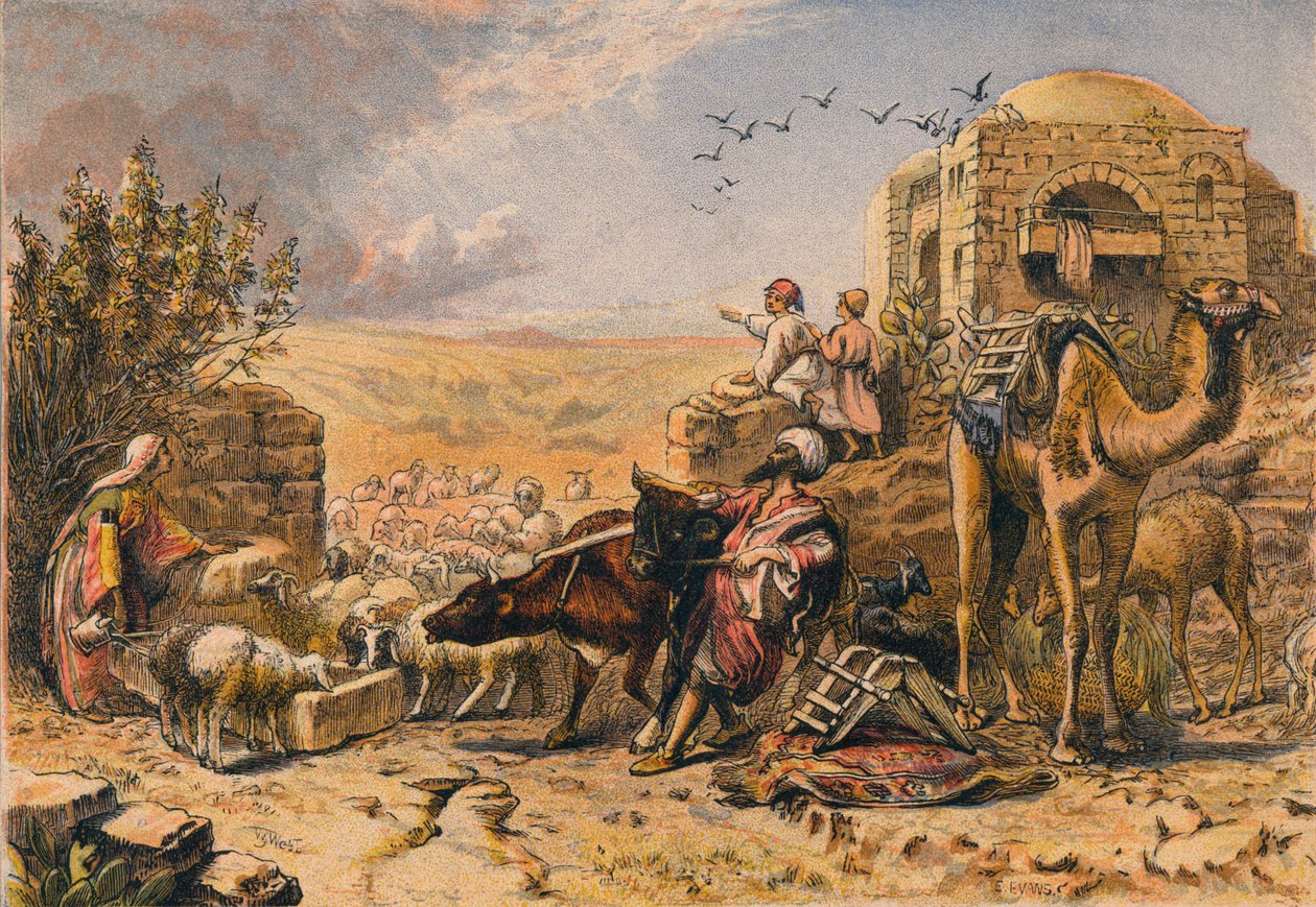 "سحابة المطر" منتصف القرن التاسع عشر. بواسطة وليام جي ويب