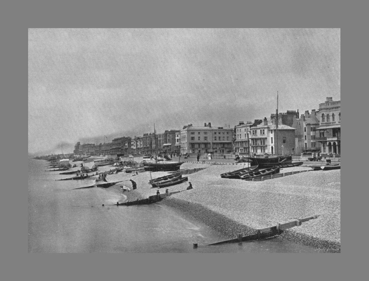 The Parade Worthing ، c1900 بواسطة وليام جيمس جاردينر