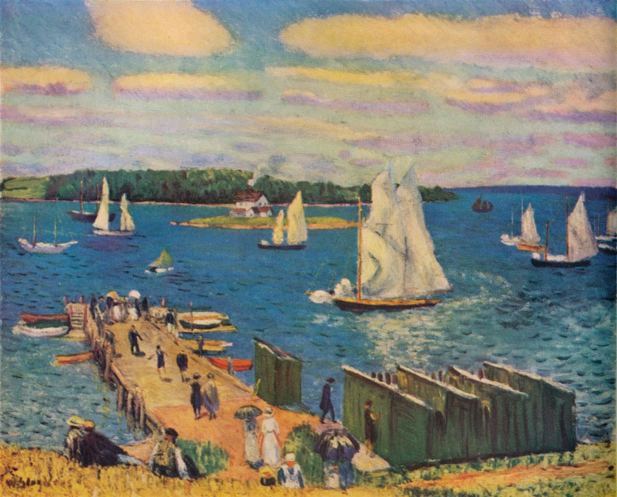 ماهون باي ، 1911 بواسطة وليام جيمس جلاكينز