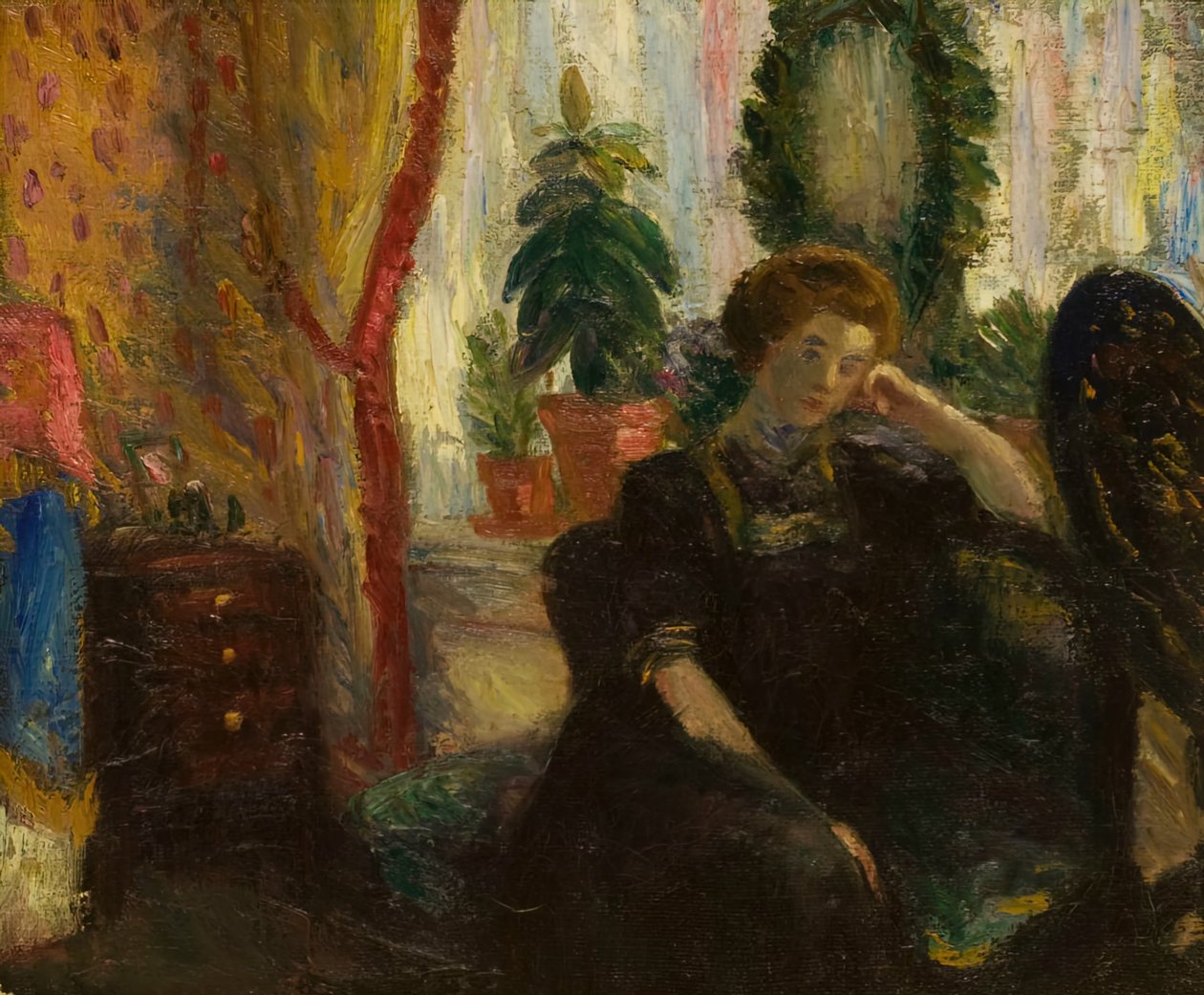 زوجة الفنانة ج. 1905. بواسطة وليام جيمس جلاكينز