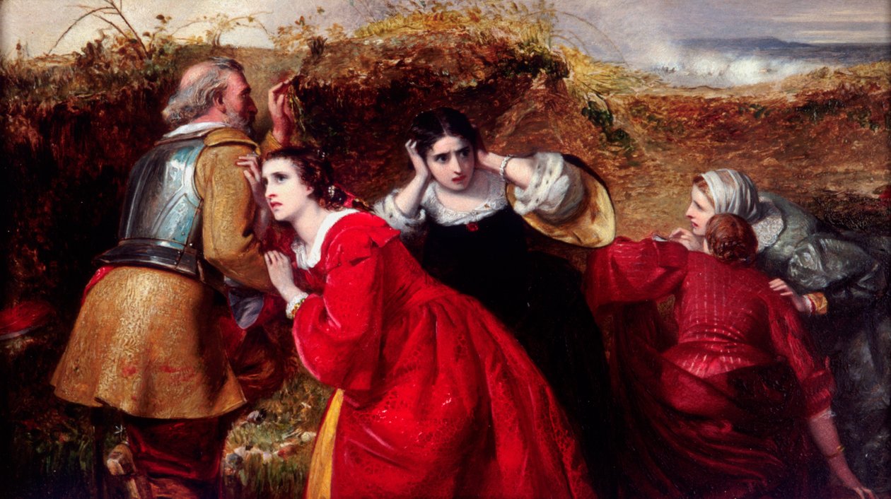"القتال" ، مشهد من الحرب الأهلية الإنجليزية ، c1849-c1866. بواسطة وليام جيمس جرانت
