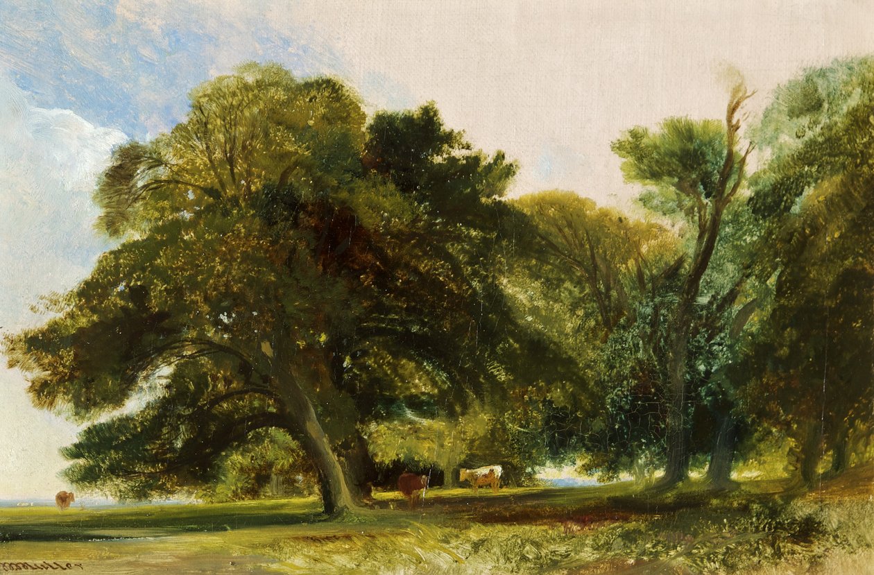متنزه كينجويستون - رسم ، حوالي عام 1833 (زيت على قماش) بواسطة وليام جيمس مولر