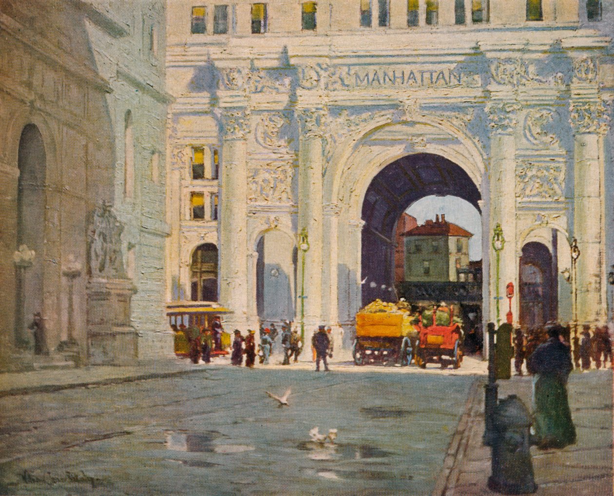 "بوابة المدينة" ، عام 1917 بواسطة وليام جين بولي