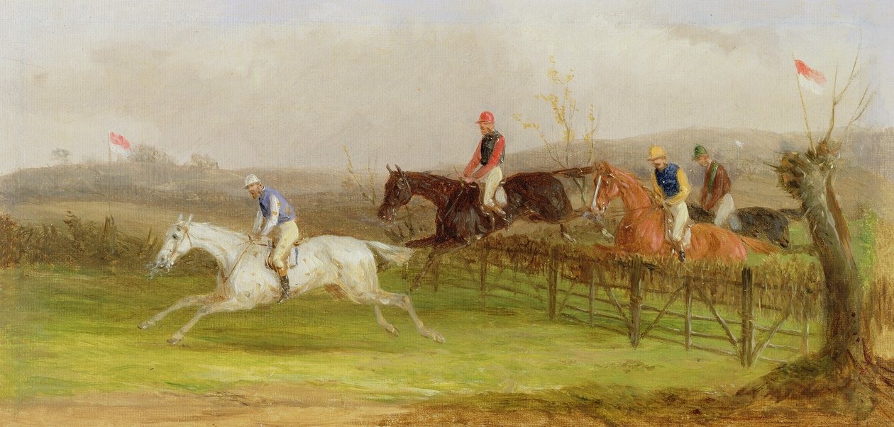 Steeplechasing: العقبة ، 1869 بواسطة وليام جوزيف شاير