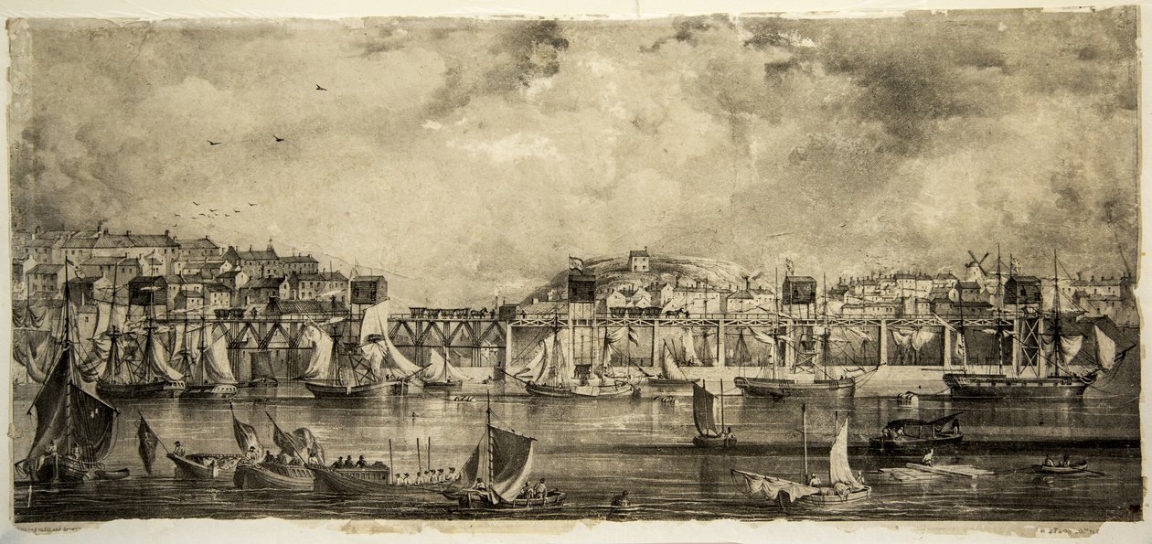 تدشين ستانهوب وتاين دروبس ، ساوث شيلدز ، سبتمبر 1834 بواسطة وليام كيد