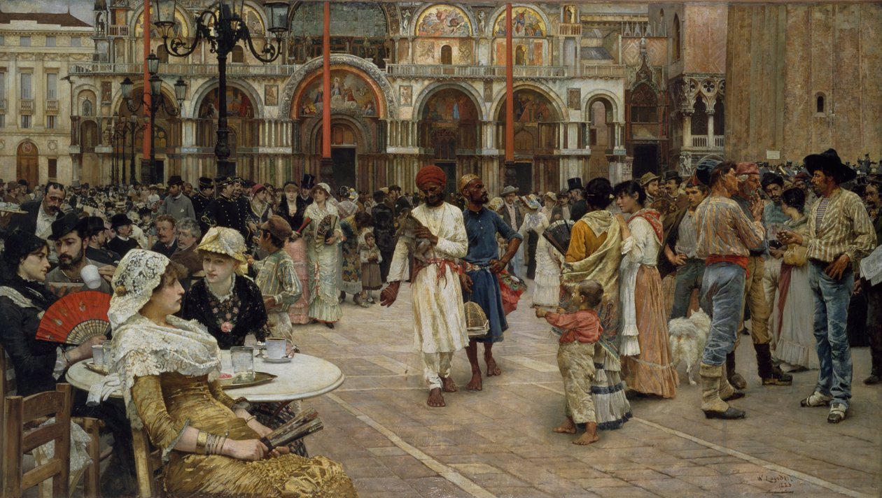 ساحة سان ماركو ، البندقية ، 1883 بواسطة ويليام لوجسدايل