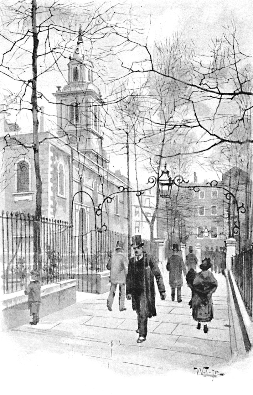 Aldermans Walk ، شارع Bishopsgate ، 1891 بواسطة وليام لوكير