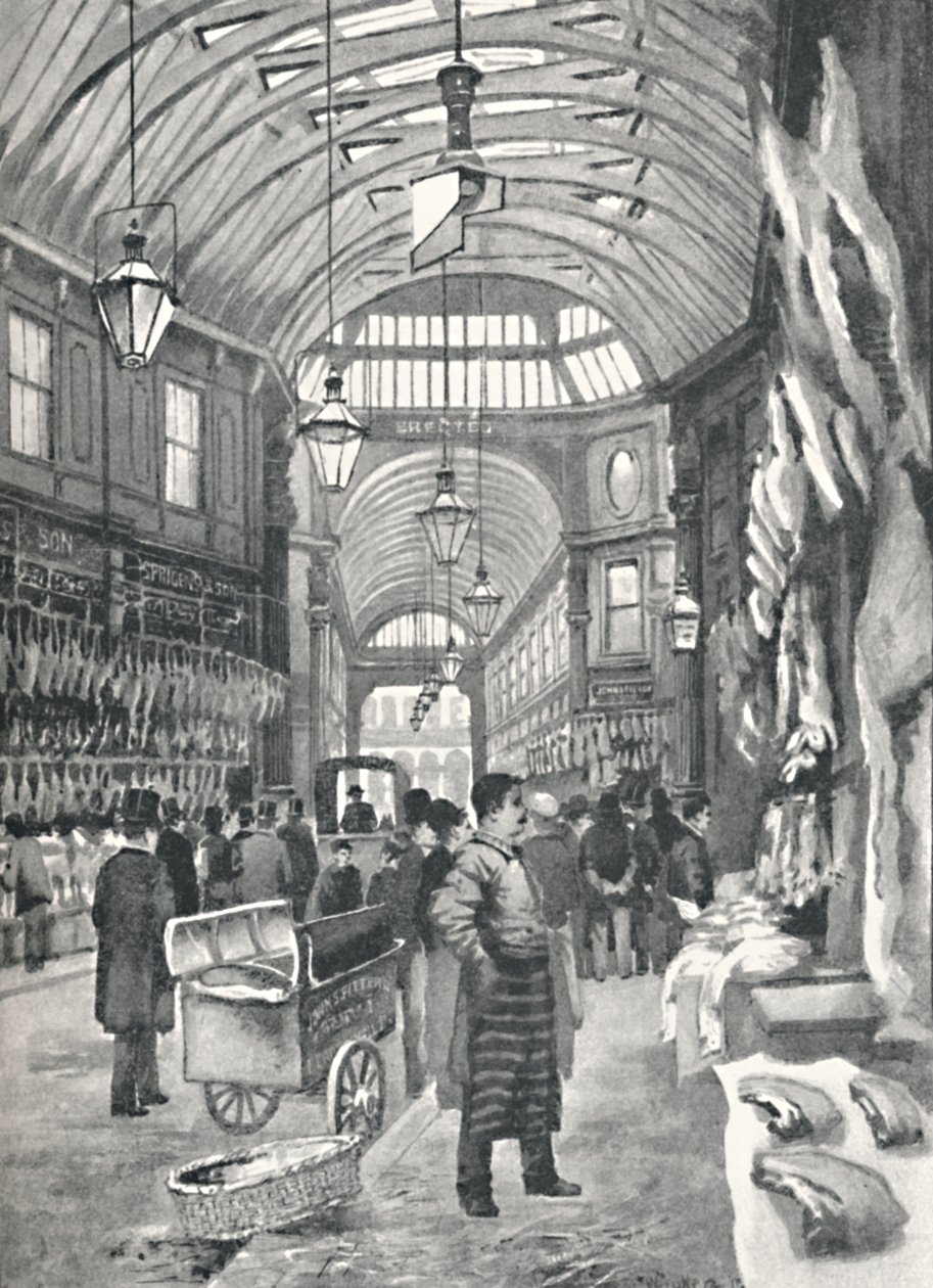 سوق ليدنهول ، 1891 بواسطة وليام لوكير