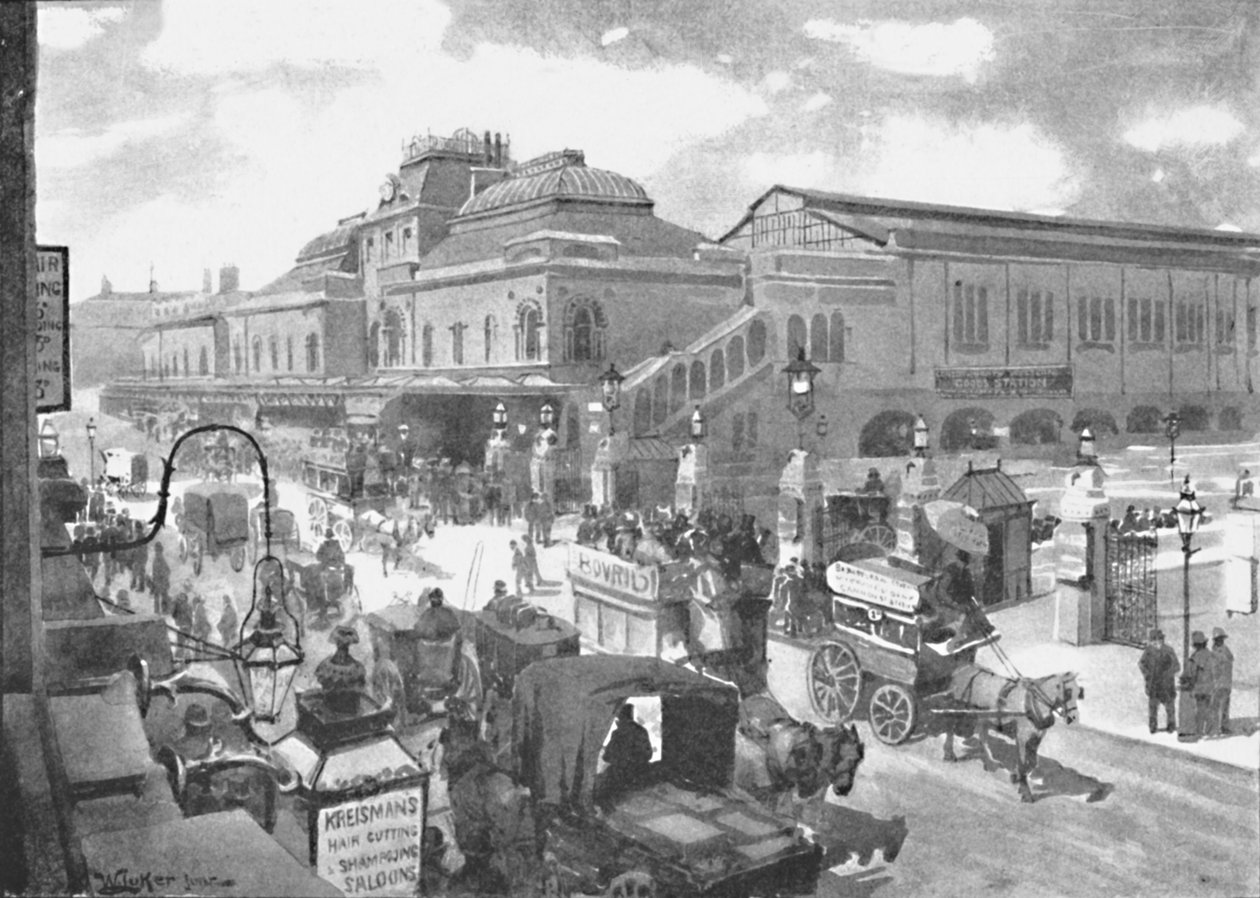 محطة ليفربول ستريت ، 1891 بواسطة وليام لوكير