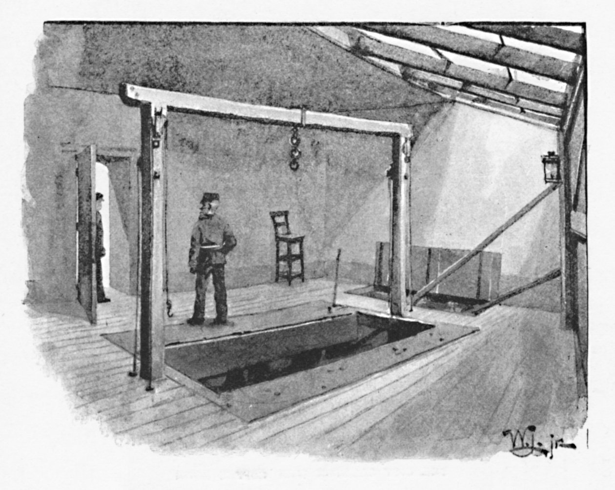 نيوجيت - جالوز ، 1891 بواسطة وليام لوكير