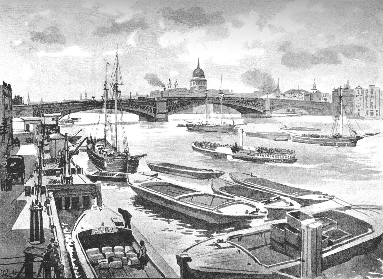 جسر ساوثوارك ، 1891 بواسطة وليام لوكير