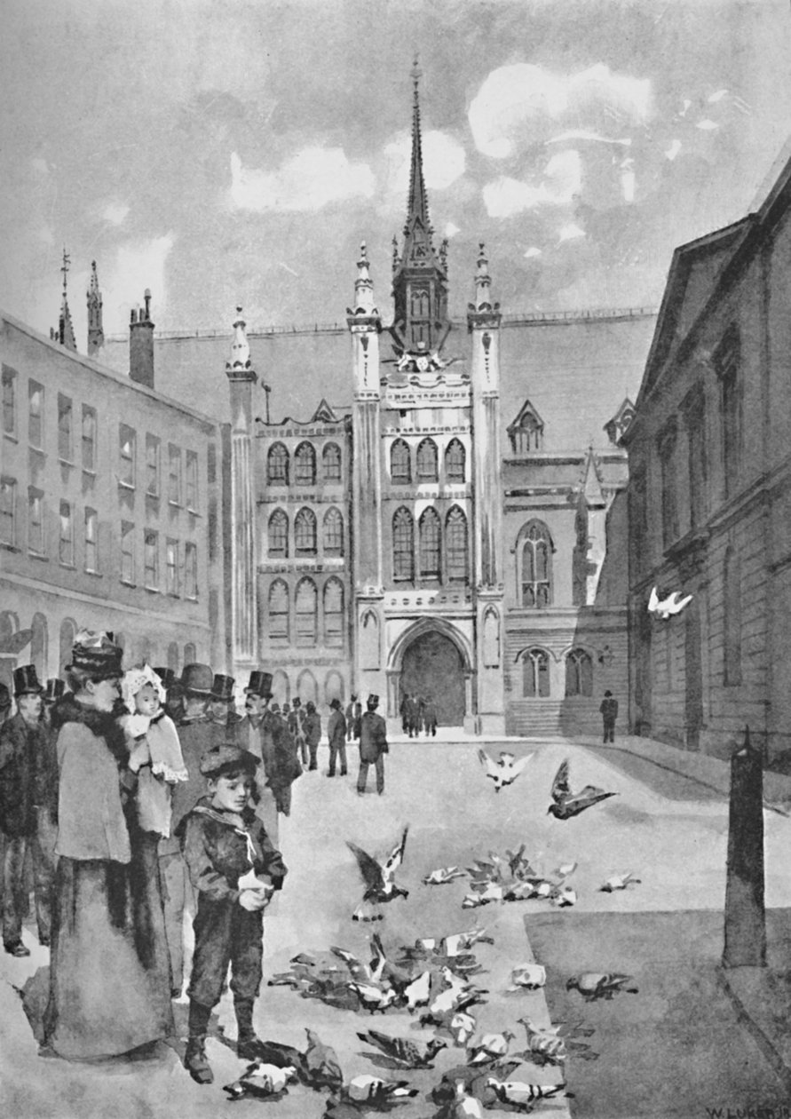 Guildhall ، المخرج الأمامي ، 1891 بواسطة وليام لوكير