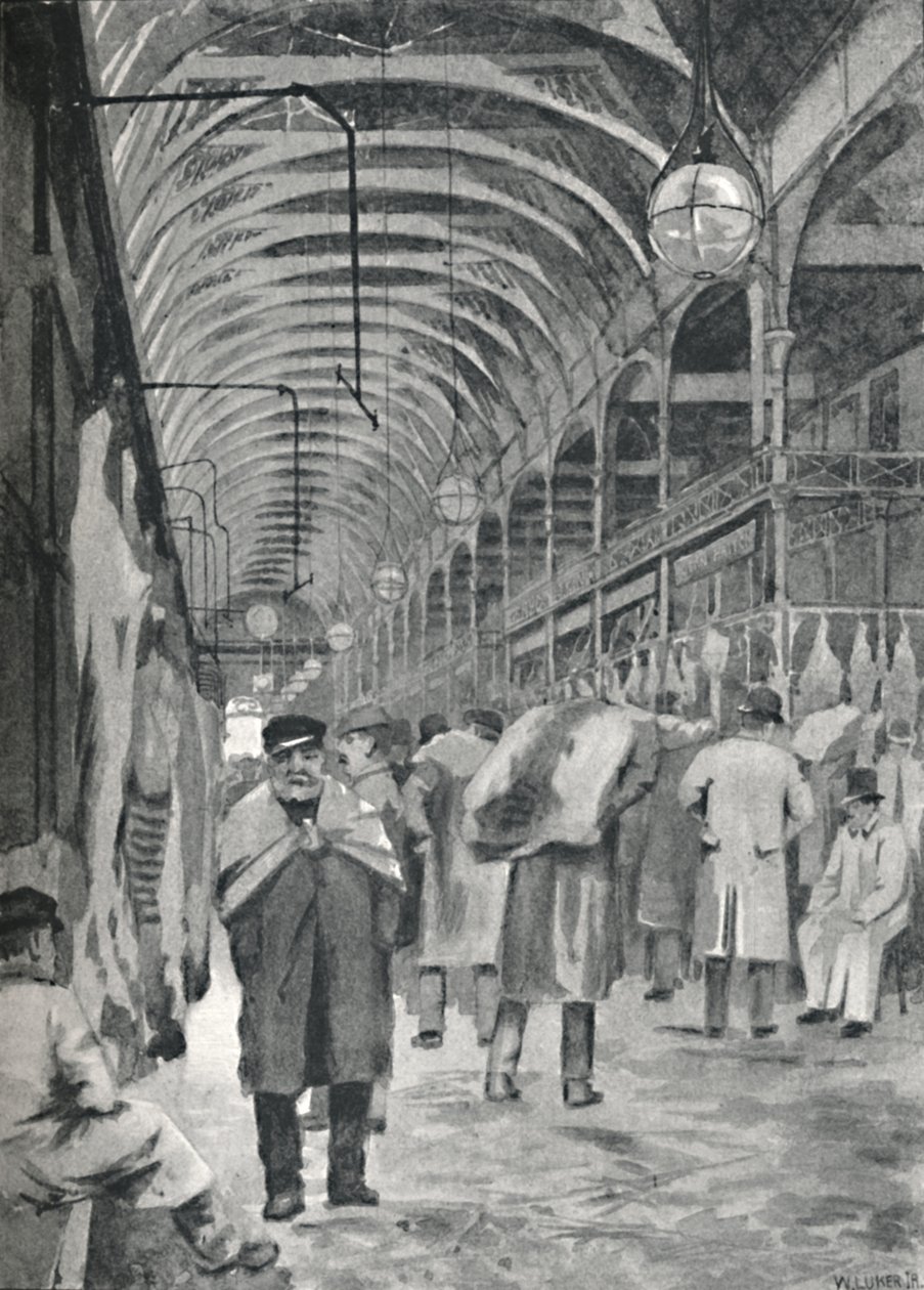 سوق اللحوم متروبوليتان ، سميثفيلد ، 1891 بواسطة وليام لوكير