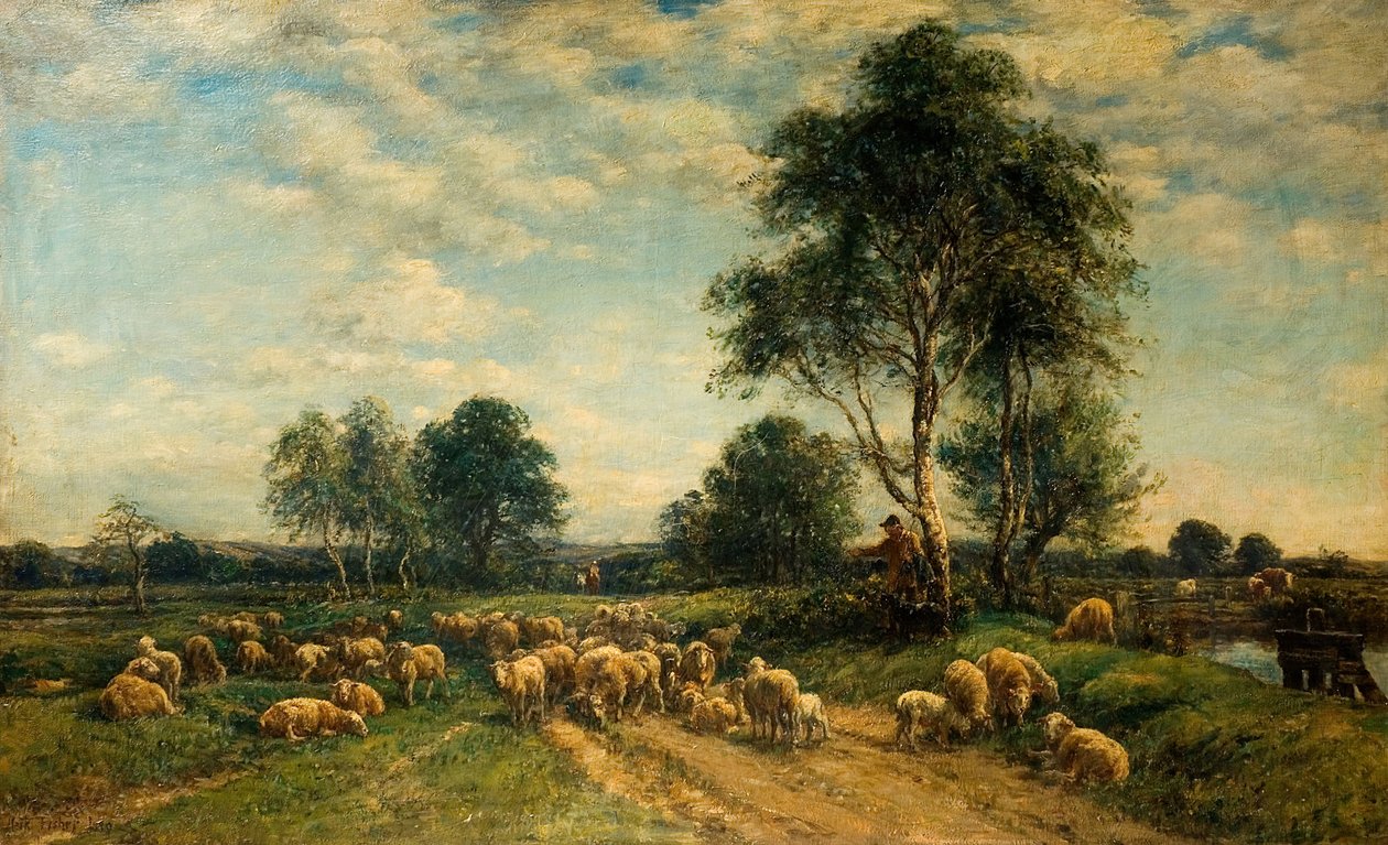 The Halt 1880. بواسطة وليام مارك فيشر